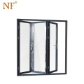 PVC Plastic accordion horizontal folding patio door